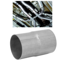 Edelstahl-Auspuffanschlussrohr 63mm-60mm Schalldämpfer-Reduzierer für Autos