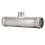 Heavy Duty Inline Hose Temperature Sensor Adapter 3/8in NPT Silver 1