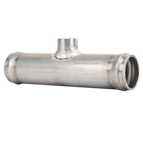 Heavy Duty Inline Hose Temperature Sensor Adapter 3/8in NPT Silver
