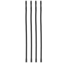 4 Pcs Aluminium Gooseneck Lamp Hoses 45cm 10mm Caliber Flexible Lighting Fittings