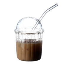 Heat and Cold Resistant Glass Tumbler Drinking Glasses9x14cm550g Capacity450ml for Home, Kitchen, Café, Bar, Restaurant Featuring Smooth Surface and