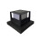 Solar Post Lights Black ABS IP44 600mAh15.7x10.5cm 1