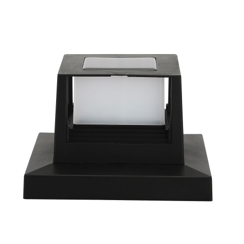 Solar Post Lights Black ABS IP44 600mAh15.7x10.5cm 1