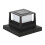 Farola solar negra de ABS, IP44, 600 mAh 3