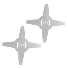 2PCS Stainless Steel Mower Blades 7.9in for Lawn Trimmer