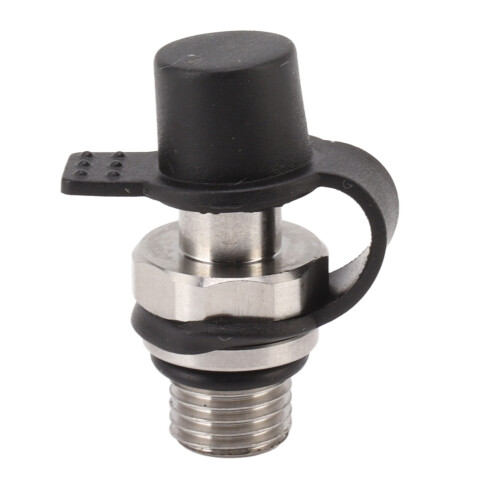 CO2-navuladapter 3/8" 24UNF roestvrij staal 2