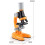 Kids Microscope 1200X with LED Illumination Educational Science Kit Student Biological Microscope Orange 5