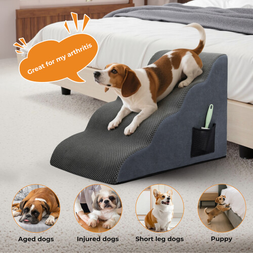Skylos Dog Ramp Pet Stairs for Bed Sofa Small 1