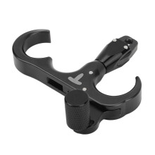 Rilascio a mano in lega di alluminio, con tessitura da 120 libbre, 191 g, rotazione a 360, nero