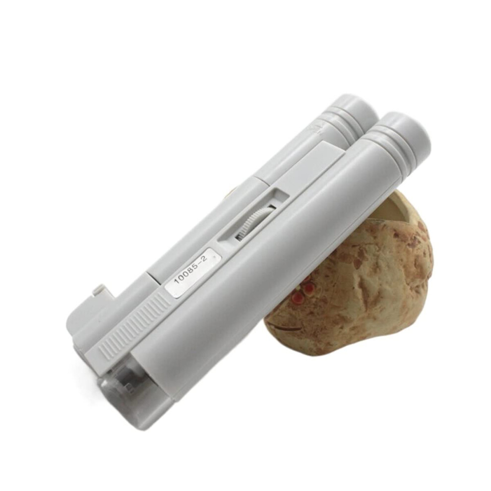 Pocket Microscope 80x LED Illuminated with Builtâin Measurement Scale and Adjustable Focus for Hobby and Workshop Use