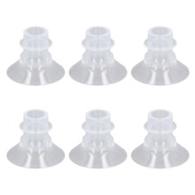 6 pezzi Inserti in silicone liquido per flange per tiralatte senza mani, scudi da 24 mm e 15 mm