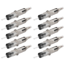 10 pezzi cartucce per penna a sfera per tatuaggi da 2 ml, liner e shader, 0,5 mm
