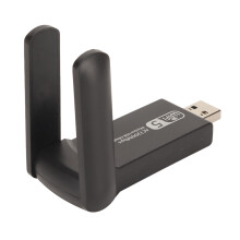 USB WiFi Adapter 1200M Dual Band Gigabit für Windows & Linux Schwarz