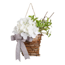 Silk Flower Wreath45cm Multicolour Front Door Decoration