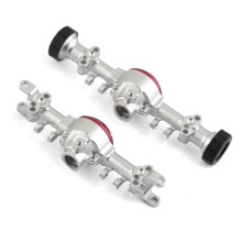 Metal Front and Rear Axle Housings for Kyosho MiniZ 4X4, Durable RC Car Upgrade Parts 1/24 Scale