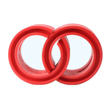 2Pcs Automotive Rubber Coil Spring Buffer Anti Vibration Universal Bumper