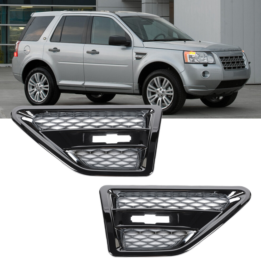 Side Vent Trim Grill Electroplate Replacement For Freelander Lr2 2007-2014 4271389597627