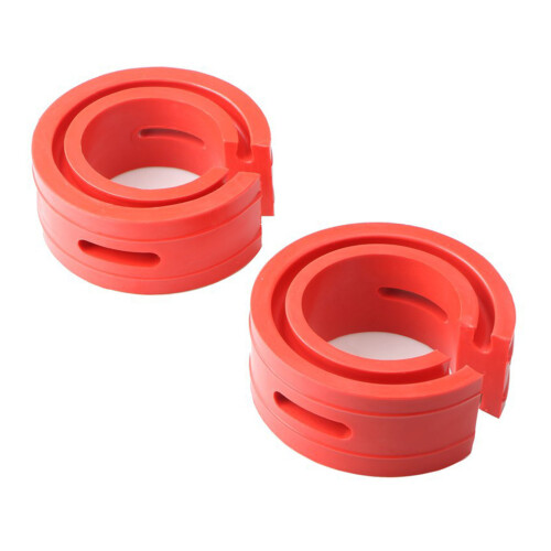 2Pcs Automotive Rubber Coil Spring Buffer Anti Vibration Universal Bumper 2