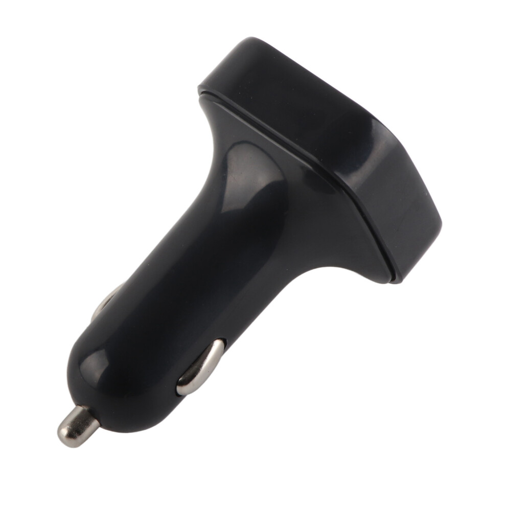 Car Bluetooth Fm Transmitter Mp3 Charger Dual Usb 12-24V Black 4901389654524
