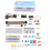 Electronics Starter Kit with 830 Tie Points Breadboard and Components 2