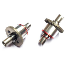 Metal Differential Gear Set 2Pcs, Full Metal Upgrade Parts for Wltoys 144001 124019 124018 RC Cars