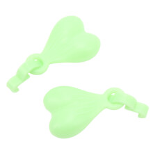 Fluoreszierend grüner Schuhanhänger für Mädchen und Frauen, ABS-Aufhängedeko