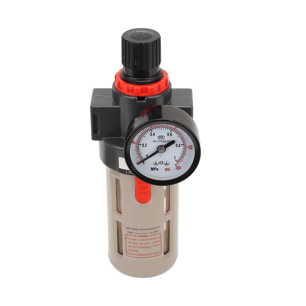 Compressed Air Filter Regulator Bfr2000, 60Ml Aluminum Alloy G1/4 9311389599308