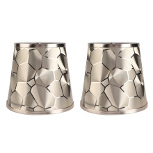 2x Small E14 Lamp Drum Shade Modern