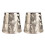 2x Small E14 Lamp Drum Shade Modern 1