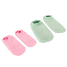 Pink & Grün Gel-Socken-Set mit rutschhemmender, feuchtigkeitsspendender und nagelreparierender Wirkung