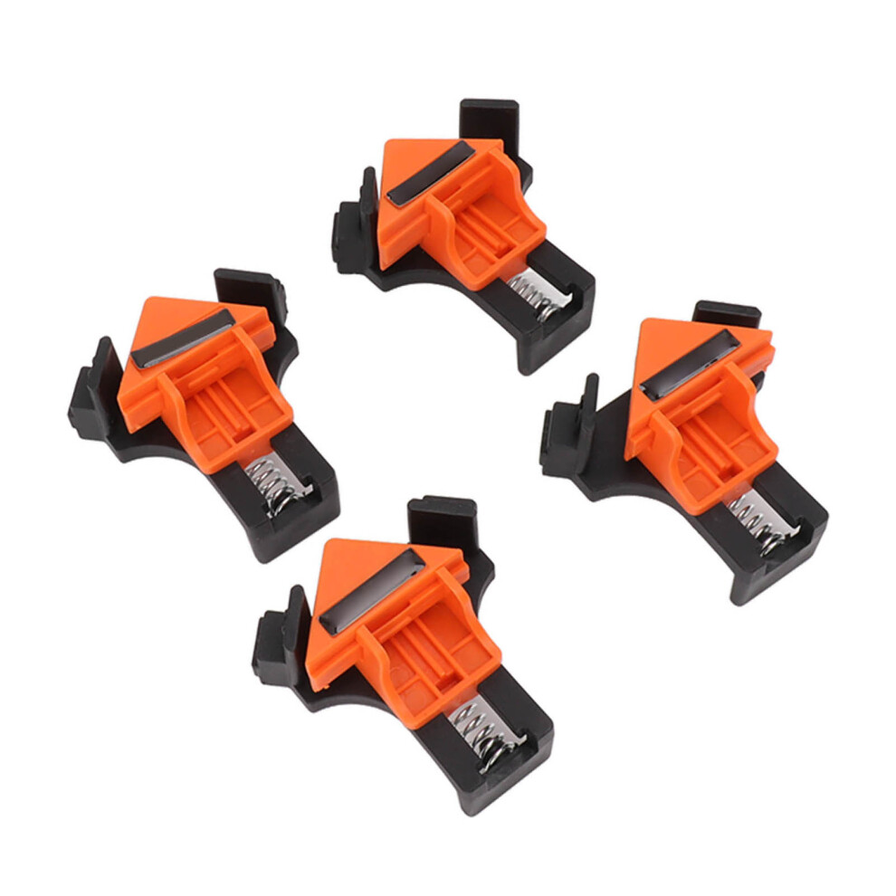 4Pcs Right Angle Clip, 8.5Cm Spring-Loaded Corner Clamp For Woodwork 5001389599890