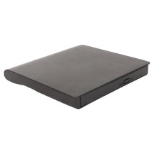 Ultra dünnes externes DVD-Laufwerk USB 3.0 für Windows & Mac, 8X Lesegeschwindigkeit
