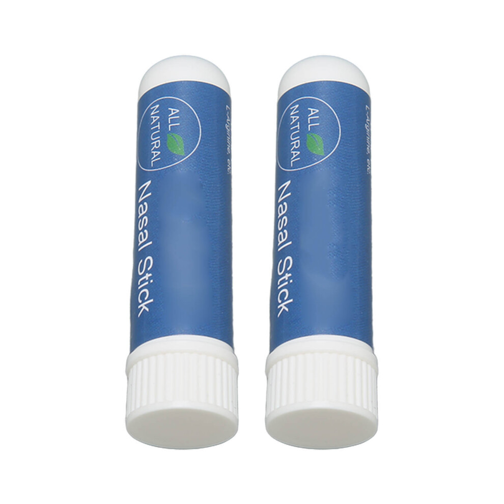 White 2Pcs 1G Herbal Nasal Inhalers Refreshing Congestion Relief Slimming
