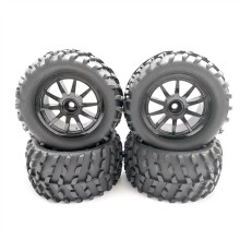 RC Car Tires 1/16 82mm 12mm Hex DirectFit Upgrade Set for HBX 16889 H16 SG1601 SCY16101