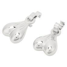 2 pièces de clips à chaussures en ABS argentés, accessoires amusants pour chaussures, parfaits pour offrir en cadeau