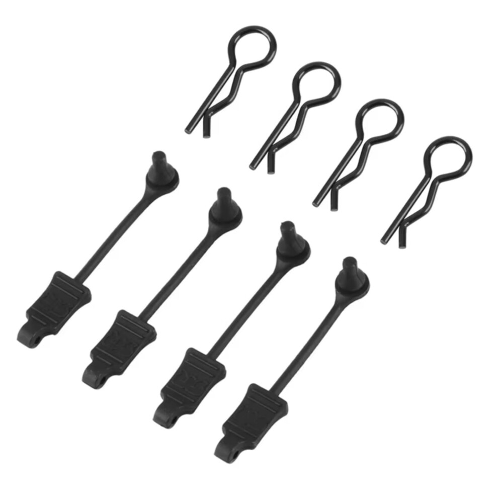 4Pcs Rubber Body Clip Retainer Ar390178 Rc Car Accessories For Arrma 1/8 Mojave Limitless Secure Lock 9169991573663