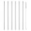 6-Pack Reusable Tritan Straws with Cleaning Brush 1