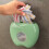 Apple-Shaped Plastic Wrap Storage Box16x17cm 4