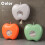 Apple-Shaped Plastic Wrap Storage Box16x17cm 7