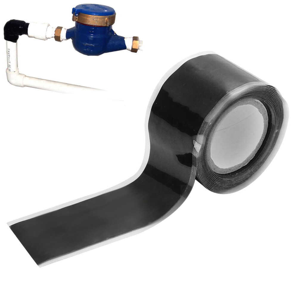 (Silicone Self-Adhesive Glue 2.5Cm*3M) Silicone Self-Fusing Tape For Pipe Repairs 6481414427647