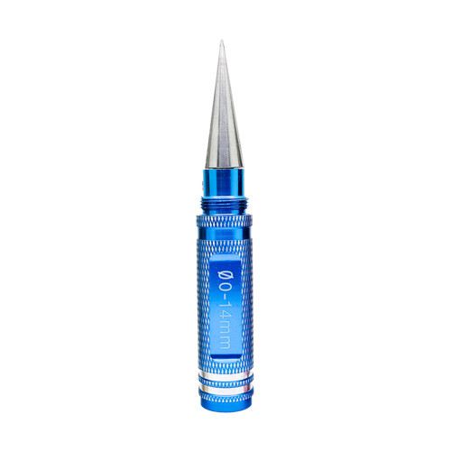 (Blue) 14mm Adjustable Hole Punch for DIY Models