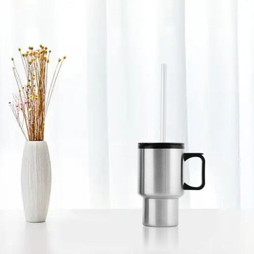 6-Pack Reusable Tritan Straws with Cleaning Brush 2
