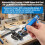 (Blue) 14mm Adjustable Hole Punch for DIY Models 4