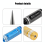 (Blue) 14mm Adjustable Hole Punch for DIY Models 12