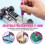 (Purple) 14mm Adjustable Hole Punch for DIY Models 7