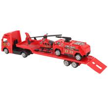 Set di 4 pezzi in lega per Veicoli da costruzione con Playset - Rimorchio per Veicoli da 20 cm