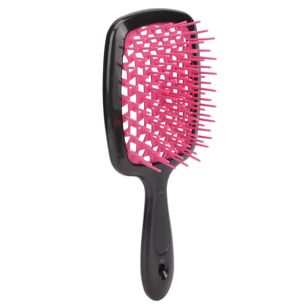 Red Detangling Hair Brush Remove Tangle Detangle Massage Hollow Comb For All Hair