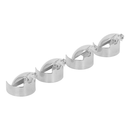 4pcs Silver Automatic Candle Flame Snuffer Extinguishers Safe & Easy