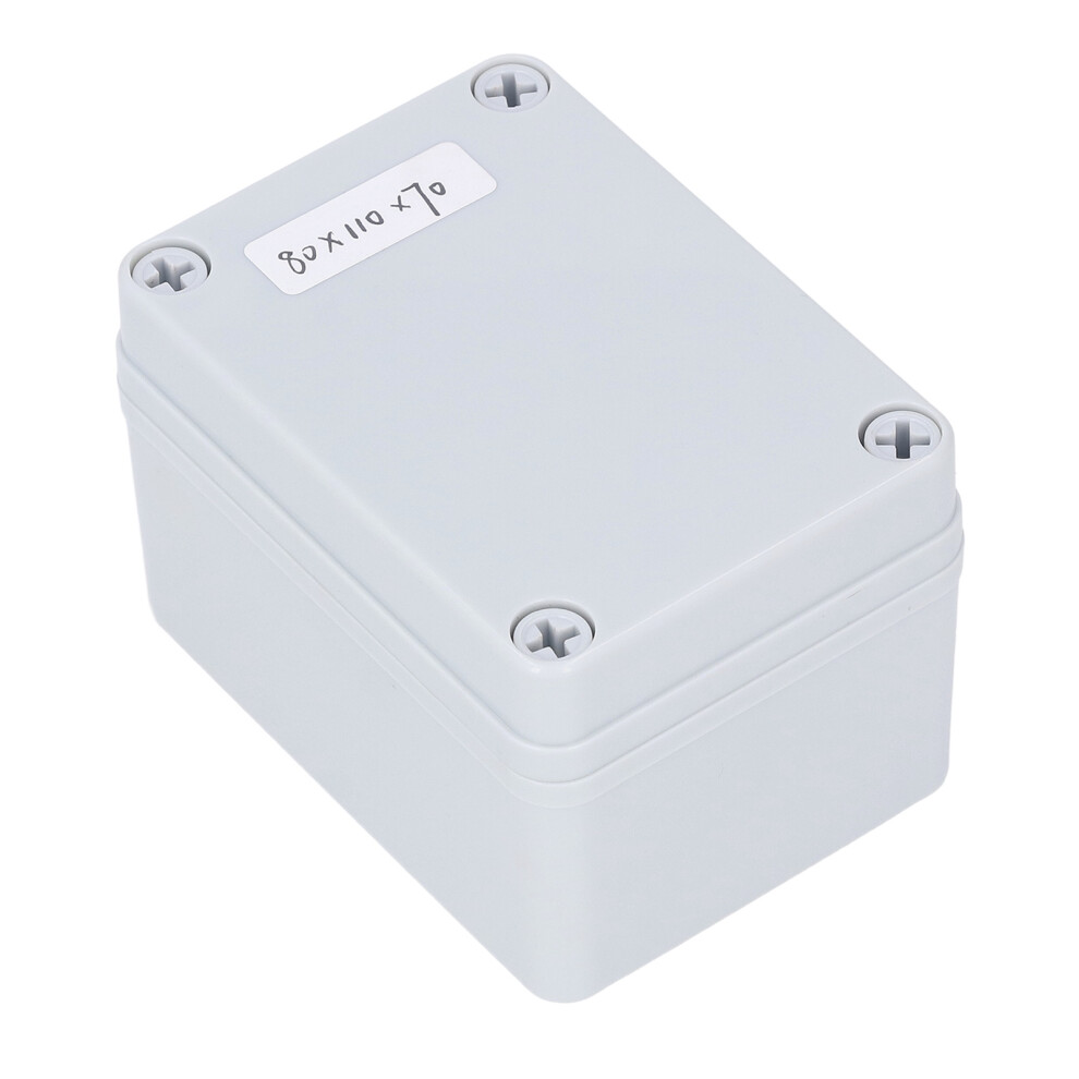 Waterproof Abs Junction Box With Mounting Plate Ip67 Dustproof Enclosure Grey 3591389604523