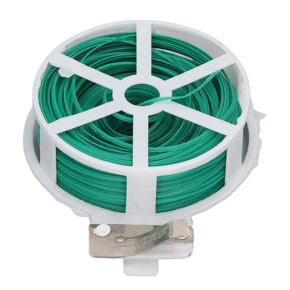 Twist Tie Plant Support Cable Twine 100M Pe Garden Tool With Cutter 8751389604540